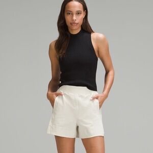 Lululemon Women's Stretch Relaxed-Fit High Rise Short 4" Bone Size Small